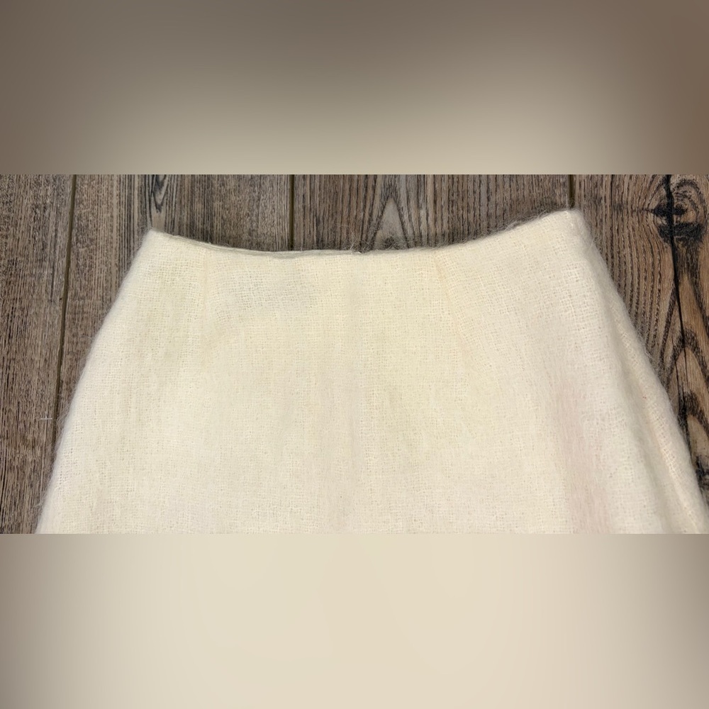 Vintage Bisou-Bisou by Michele Bohbot Mohair Mini Skirt Size Small - Picture 7 of 11
